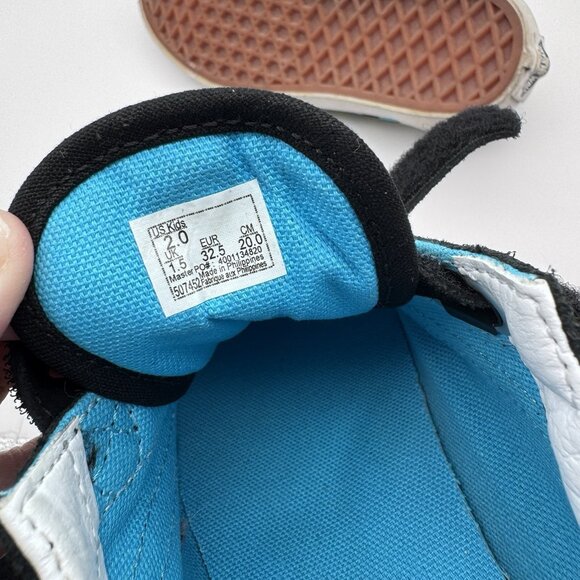 Vans Old Skool Sneakers Neon Glow Checkerboard Skate Shoe EUC | Kids 2 - Picture 7 of 7